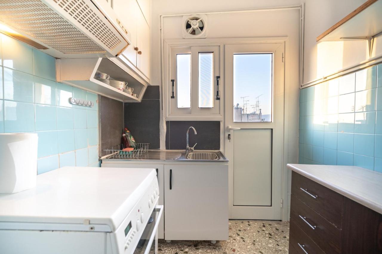 Dimotiko Theatro Metro St. 1 Bedroom 4 Pers. Flat Pireu Exterior foto