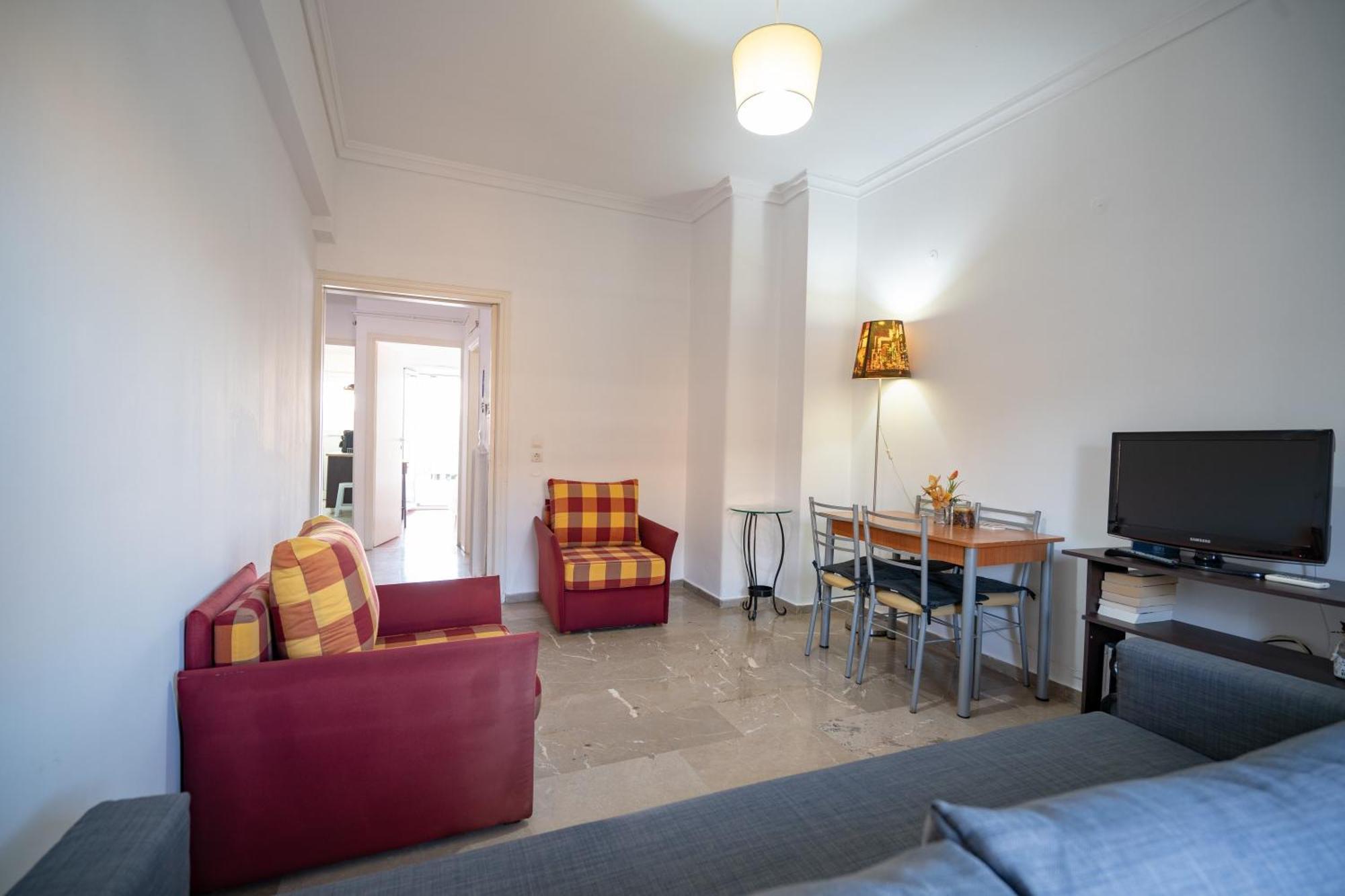 Dimotiko Theatro Metro St. 1 Bedroom 4 Pers. Flat Pireu Exterior foto